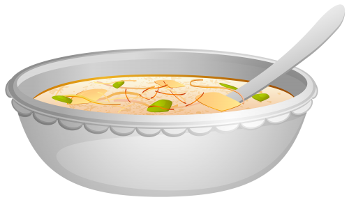 a bowl of chicken soup